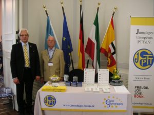 Peter Backes und Artur Sperling am Stand - Europatag 2016